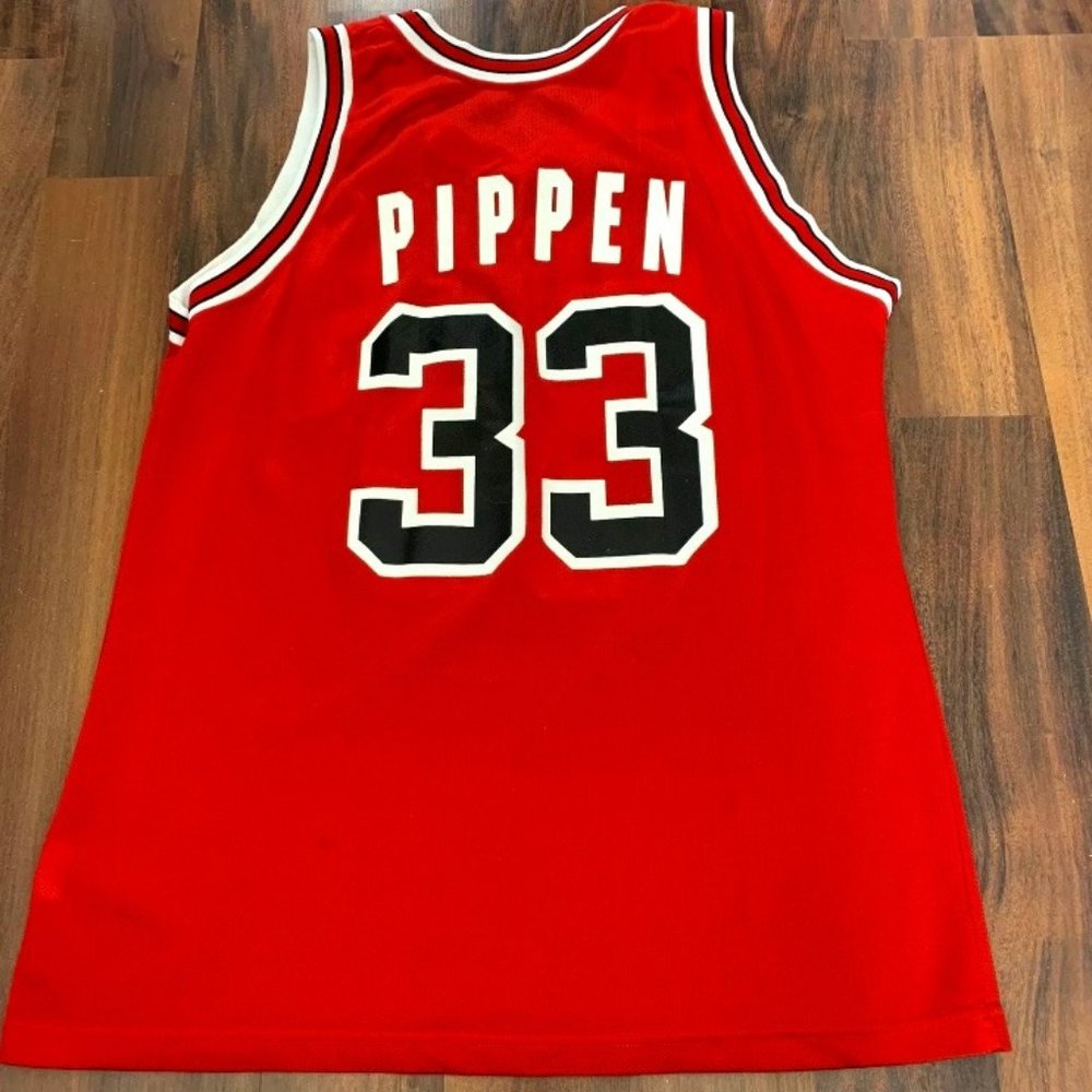 Vtg Champion x Bulls Pippen 91-92 *Rare Jersey*